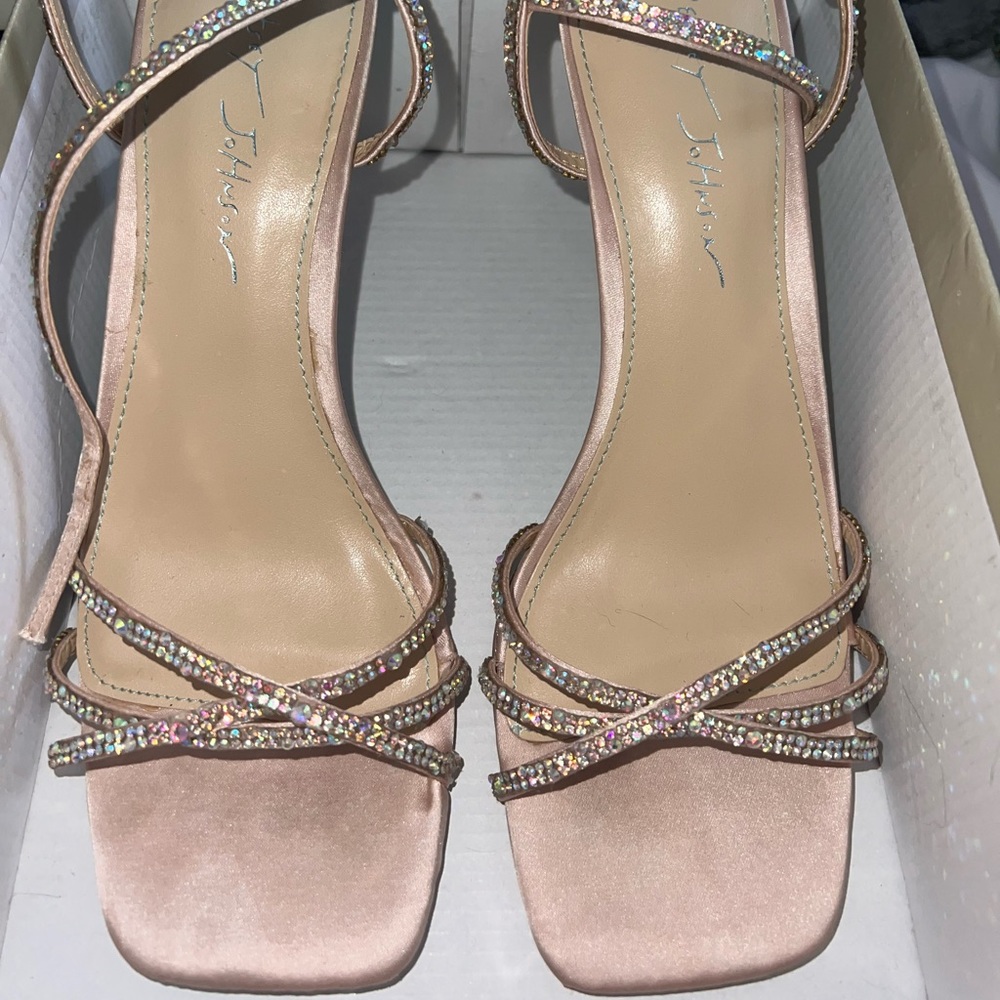 Betsey johnson sparkly heels